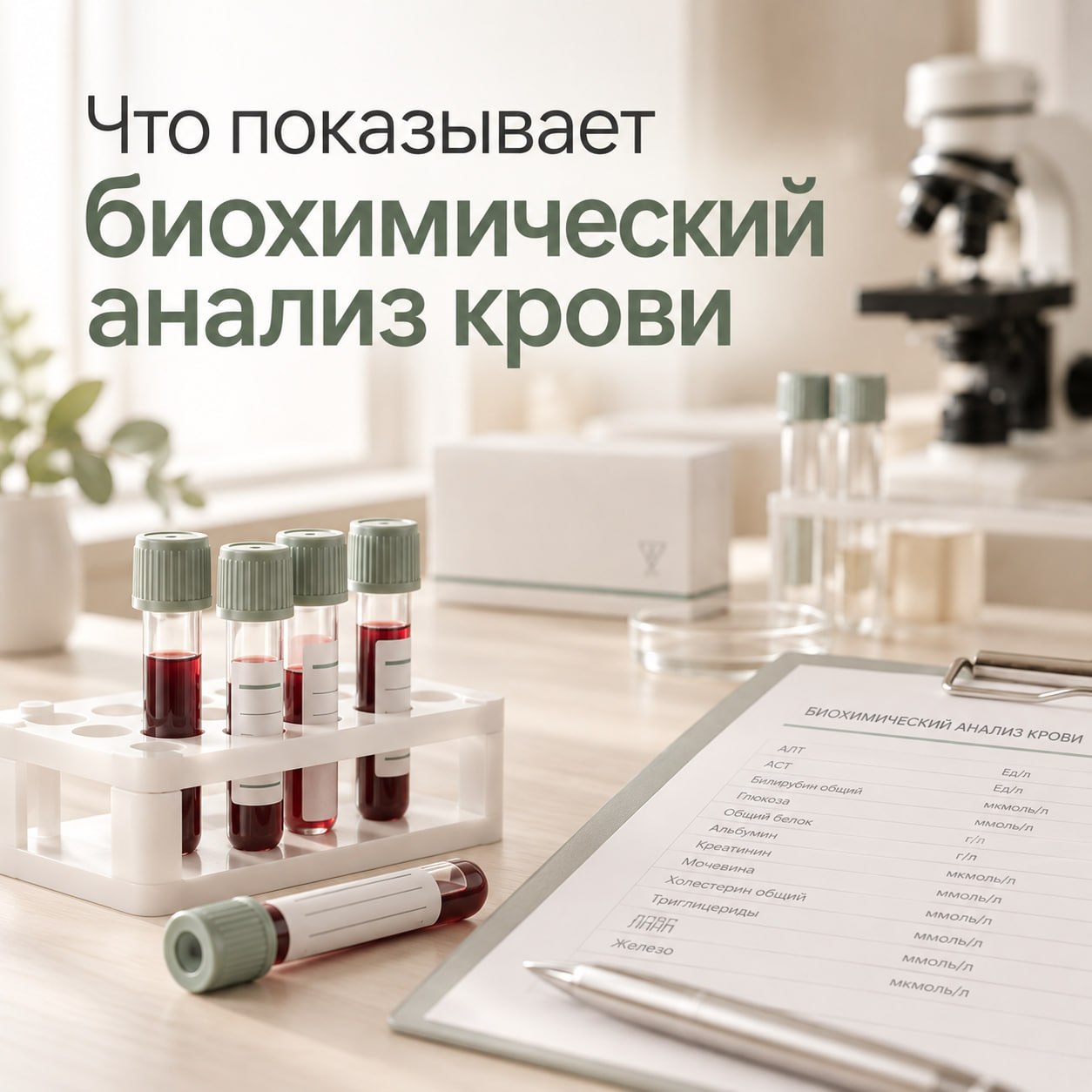 Что показывает биохимический анализ крови